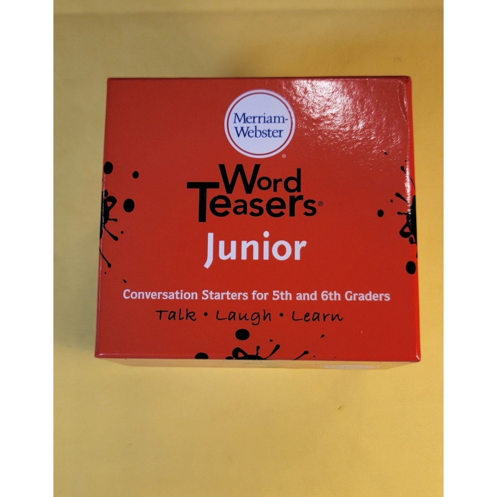 Word Teasers Junior - Conversation Starters Game - Pre-owned